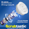 BELL+HOWELL Scrubtastic Max Spin Scrubber Electric Shower Scrubber - GRAY/WHITE