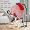 VICONOR Red Light Therapy Face and Body Red Infrared Light Therapy Lamp - Black