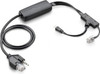 Plantronics - Electronic Hook Switch Cable APP-51 (Poly) - 38439-11 - Black