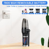 ATENGEUS COMPRESSED AIR DUSTER & VACUUM 77000 RPM CORDLESS AIR DUSTER - Black