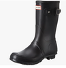 WFS1000RMA HUNTER Women's Original Short Rain Boot Black Matte 7