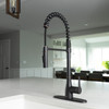 BIO BIDET FLOW KITCHEN FAUCET WITH PULL DOWN SPRAYER - OIL RUBBED BRONZE