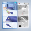KEBNOR 800W Powerful Handheld Clothing Garment Steamer, 120V, Small, Blue