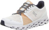 29.99771 ON Running Women's Cloudstratus Sneaker Shoe White/Almond Size 9