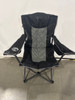 ARROWHEAD OUTDOOR PORTABLE FOLDING CAMPING CHAIR HEAVY-DUTY - BLACK
