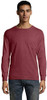 GDH250 Hanes Comfort Wash Long Sleeve T-Shirt With Pocket New