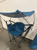 ARROWHEAD OUTDOOR PORTABLE FOLDING SWINGING HAMMOCK CAMPING CHAIR BLUE