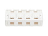 Tripp Lite N082-004-WH Surface-Mount Box for Keystone Jacks - 4 Ports, White