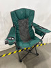 ARROWHEAD OUTDOOR Portable Folding Camping Quad Chair w/ 6-Can Cooler Green