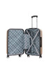 Rockland Irvine Hardside Spinner Wheel Luggage, Champagne, 19", 23", 27"