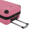 Travelers Club Chicago Hardside Expandable Spinner Luggage, Hot Pink, 5 Piece