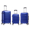 Rockland Irvine Hardside Spinner Wheel Luggage, Blue, 19", 23", 27" Rockland Irvine Hardside Spinner Wheel Luggage, Blue, 19", 23", 27"