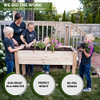 Boldly Growing Cedar Raised Planter Box with Legs – Elevated Raised Garden Bed