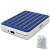 Sprinq Air Mattress Queen with Built in Pump, Inflatable Bed, TS-HE-002T - BLUE Sprinq Air Mattress Queen with Built in Pump, Inflatable Bed, TS-HE-002T - BLUE