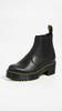 23917001 DR. MARTENS WOMEN'S ROMETTY PLATFORM CHELSEA BOOTS, SIZE 7, BLACK BW