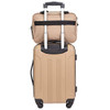 Travelers Club Midtown Hardside 4-Piece Luggage Travel Set, Expandable - Tan
