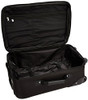 Rockland Journey Softside Upright Luggage Set,Expandable, Black/Gray, 4-Piece