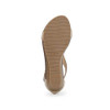 RL06494SY Kenneth Cole Reaction Women T-Strap Wedge Sandal, Size 7.5, Soft Gold