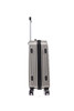 Rockland Irvine Hardside Spinner Wheel Luggage, Silver, 19", 23", 27"