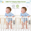 Baby Monitor with Camera and Audio 5" 1080P Baby Monitor W/ Pan-Tilt-Zoom Camera