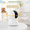 Baby Monitor with Camera and Audio 5" 1080P Baby Monitor W/ Pan-Tilt-Zoom Camera