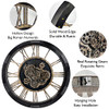 27 inch Large Real Moving Gears Wall Clock with Toughened Glass Cover