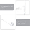 SMART DESIGN OVER THE DOOR PANTRY ORGANIZER RACK 6 ADJUSTABLE SHELVES WHITE