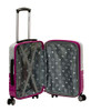 Rockland Melbourne Hardside Expandable Spinner Wheel Luggage 20" -TWO TONE WHITE