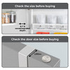 Smart Design Over-The-Door Organizer for Storage – 8002060 - White