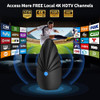 NOGYZO TV Antenna for Smart TV Indoor/Outdoor Digital Antenna 900+ Miles - Black
