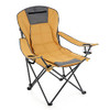 ARROWHEAD OUTDOOR PORTABLE FOLDING HYBRID 2-IN1 CAMPING CHAIR, KKS0290U - TAN
