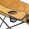 ARROWHEAD OUTDOOR PORTABLE FOLDING HYBRID 2-IN1 CAMPING CHAIR, KKS0290U - TAN