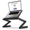 WORKEZ Executive Adjustable Laptop Stand 2 Fans 3 USB Ports Ergonomic - Black WORKEZ Executive Adjustable Laptop Stand 2 Fans 3 USB Ports Ergonomic - Black