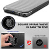 TINSUN 9" Twin Air Mattress 3Min Fast Inflatable Mattress JS-HE-009T, Gray/Black