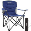 KINGCAMP CAMPING FOLDING CHAIR OVERSIZED 300LB KC2134 - BLUE KINGCAMP CAMPING FOLDING CHAIR OVERSIZED 300LB KC2134 - BLUE