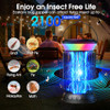 ECSTROM Solar Bug Zapper Outdoor 4200V Mosquito Zapper 9 Modes - Black