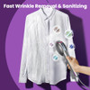 AWASKY Handheld Garment Steamer Travel Size Light Mini Steam Ironing - GRAY