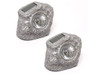 Touch of Eco Solar Rock Lights, 2 Pack, TOE232 - Gray