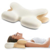 DONAMA Cervical Neck Pillow Ergonomic Contour Orthopedic Pillow - Khaki