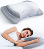 GADOLE 8X Support Side Sleeping Pillow for Neck Pain Relief Queen - Gray