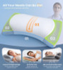 GADOLE 8X Support Side Sleeping Pillow for Neck Pain Relief Queen - Gray