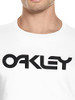 OAKLEY MARK II TEE SHIRT FOR MEN SIZE LARGE 457133 WHT/BLK New