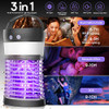 BUG ZAPPER, ELECTRIC SOLAR MOSQUITO KILLER 3000V HIGH POWERED PEST CONTROL