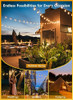 Brightown Outdoor Solar String Lights Waterproof 100 Feet Shatterproof Bulbs