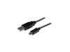 StarTech.com 3m Long Mobile Charge Sync USB to Slim Micro USB Cable for