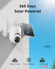 OCULVIEW 2K SOLAR SECURITY CAMERAS WIRELESS OUTDOOR DL201 - WHITE