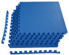 Signature Fitness Puzzle Exercise Mat with EVA Foam Interlocking Tiles BFPM-02BL