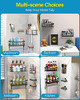 DILEASIR Shower Caddy Organizer Set 5Pack Adhesive Shelves HK28003-BLK - Black