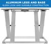 MOUNT-IT! 31" WIDE HEIGHT ADJUSTABLE STANDING DESK CONVERTER - WHITE