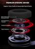 KAPEYDESI WIRELESS GAMING HEADSET WITH MIC 40H BATTERY LIFE BLACK/RED